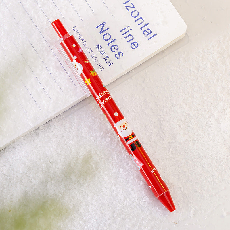 Wholesale Christmas click gel pen student stationery